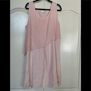 Luna Luz Linen  Overlay Dress